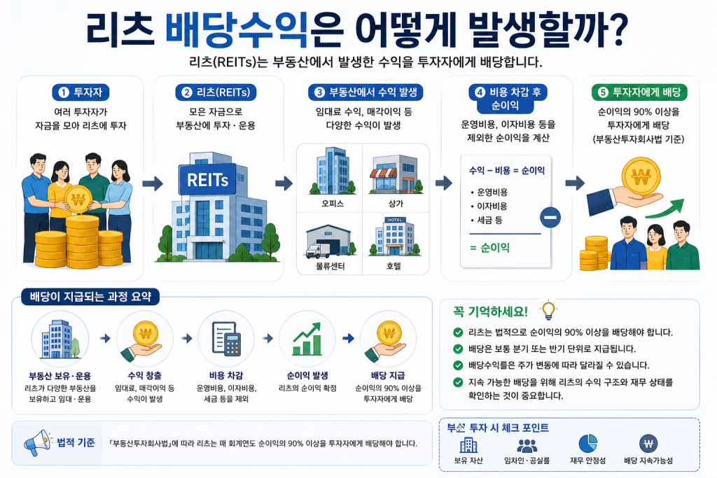 리츠 배당수익은 어떻게 발생할까
