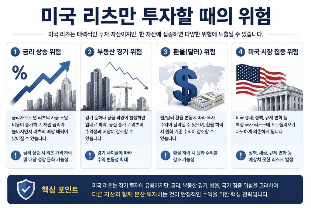 미국 리츠 투자 위험